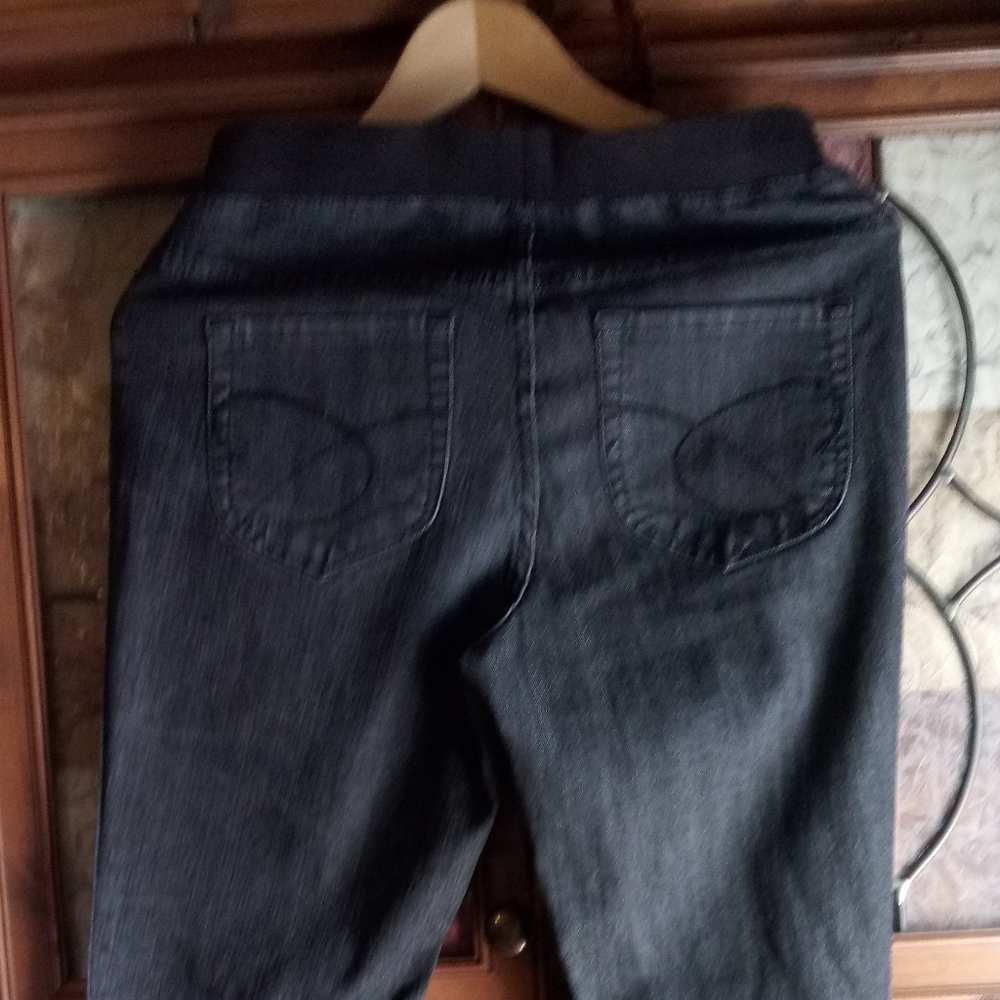 Chicos pull on jeans washed look